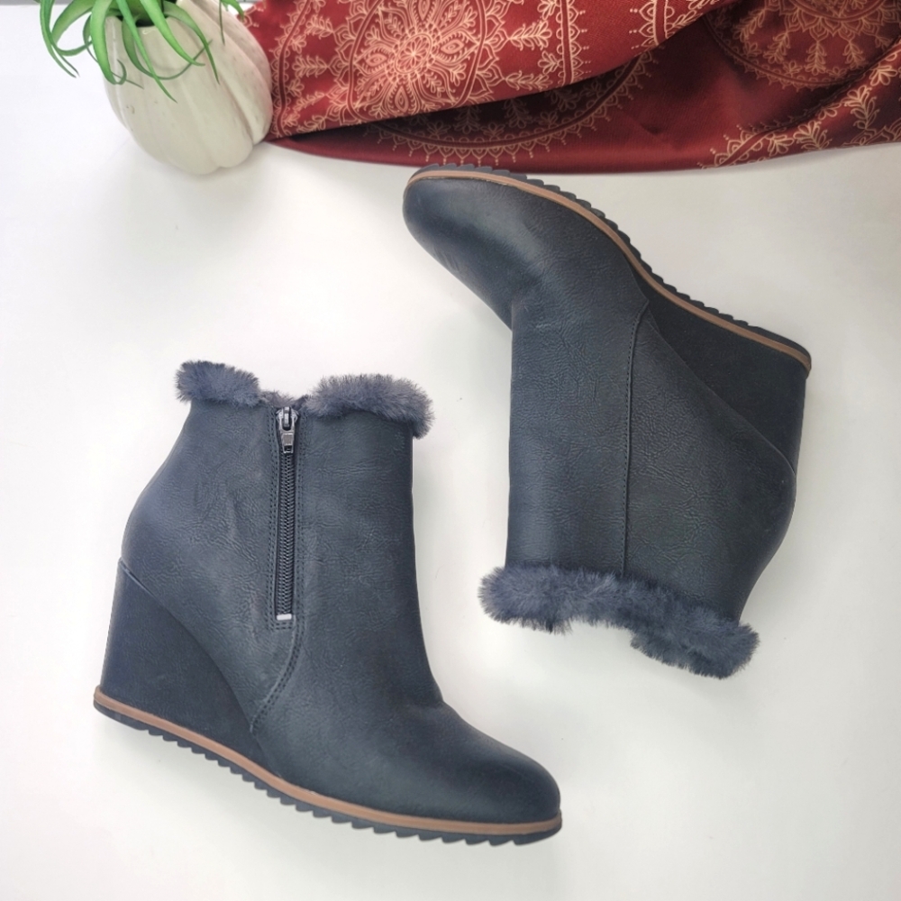 Soul by Naturalizer Boots Hudson Dark Gray Size 8.5